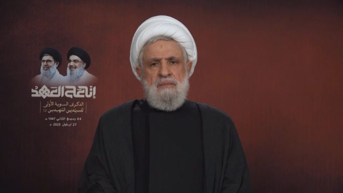 كلمة الأمين العام لحزب الله سماحة الشيخ نعيم قاسم في الذكرى السنوية الأولي لاستشهاد الامينين العامين السيدين الشهيدين السيد ‏حسن نصر الله والسيد هاشم صفي الدين 27-9-2025