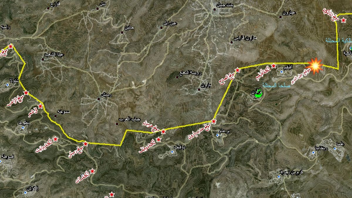 بيان صادر عن المقاومة الإسلامية حول  استهداف انتشار لجنود العدو الإسرائيلي في محيط موقع جل الدير 16-08-2024