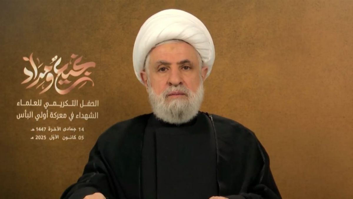 كلمة الأمين العام لحزب الله سماحة الشيخ نعيم قاسم خلال المهرجان الذي أقامه حزب الله تعظيمًا للعلماء الشهداء على طريق ‏القدس وأولي البأس ‏5-12-2025