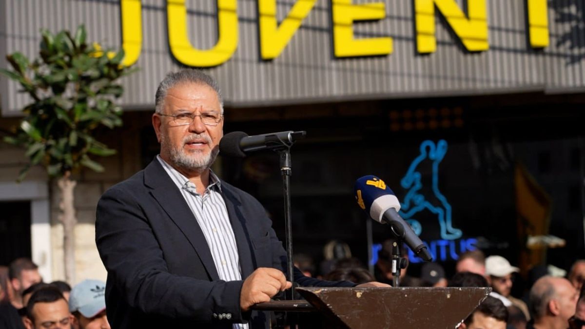 كلمة عضو كتلة الوفاء للمقاومة النائب علي فياض خلال تشييع الشهداء عبد الله كحيل، محمد كحيل، حسن غيث، محمد جابر، وهادي حامد في مدينة النبطية 2-11-2025