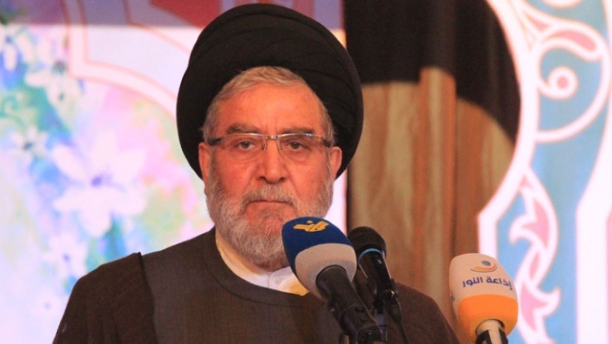 إتصال رئيس المجلس السياسي في حزب الله سماحة السيد إبراهيم أمين السيد بالبطريرك الماروني بشارة الراعي لتعزيته بوفاة شقيقه