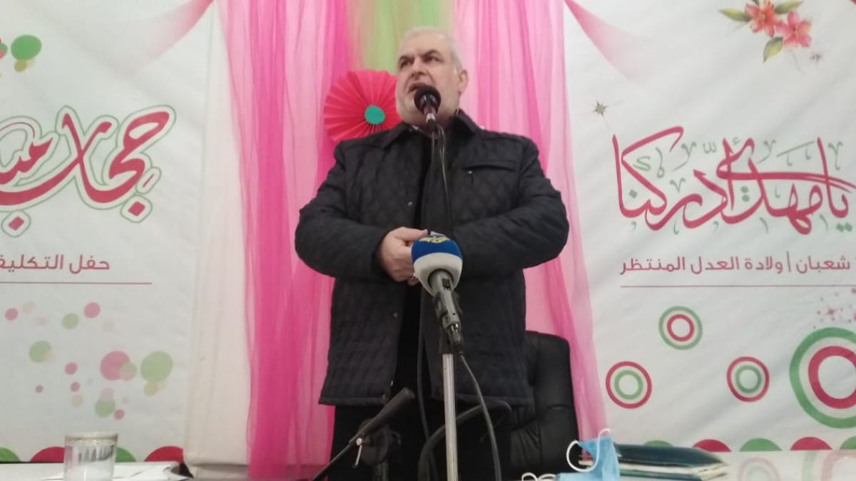 كلمة النائب محمد رعد خلال حفلٍ أقيم في بلدة رومين الجنوبية بمناسبة ولادة الامام المهدي (عج) ‏20-3-2022