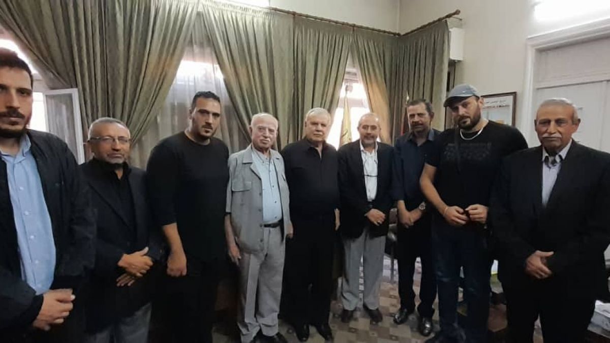 وفد من حزب الله يزور العاصمة دمشق ويلتقي أمين سر اللجنة المركزية لحركة فتح الانتفاضة ويعزي بأمين السر المساعد 16-10-2021
