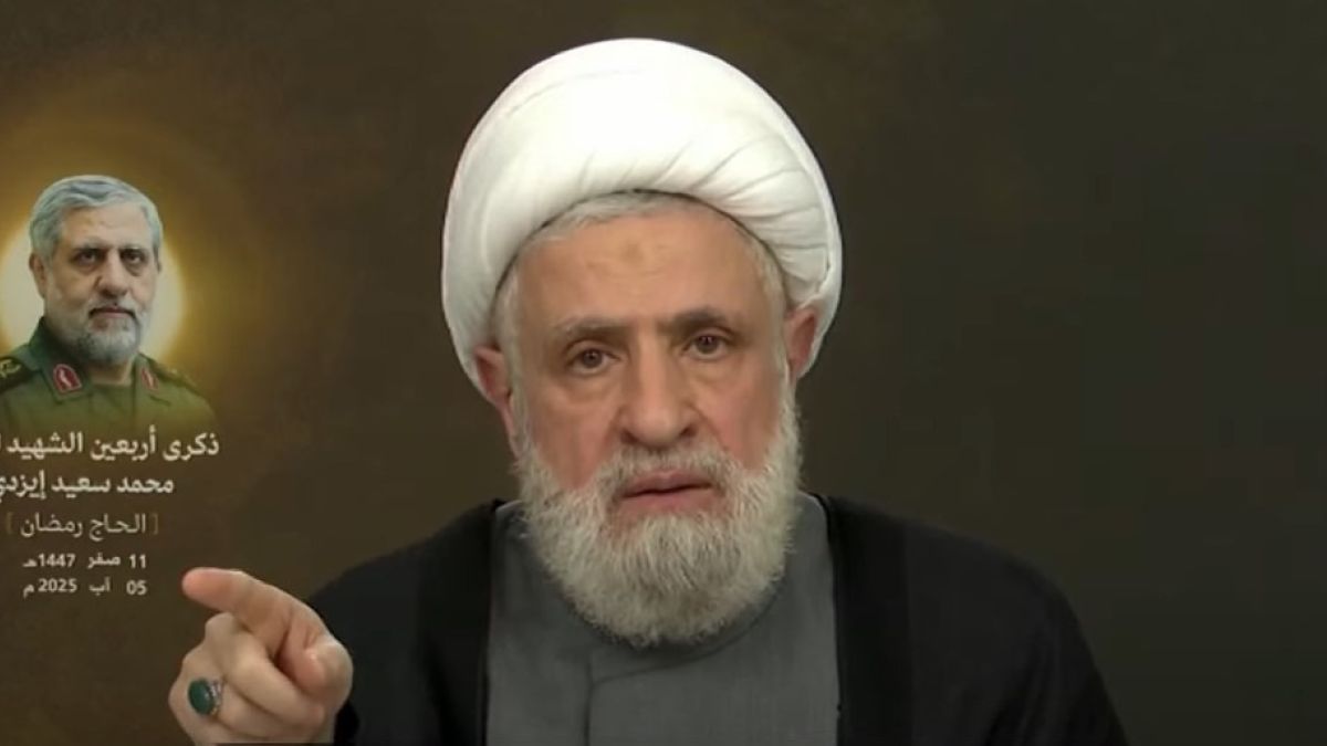 كلمة الأمين العام لحزب الله الشيخ نعيم قاسم في ذكرى أربعين الشهيد القائد اللواء محمد سعيد إيزدي (الحاج رمضان). ‏5-8-2025