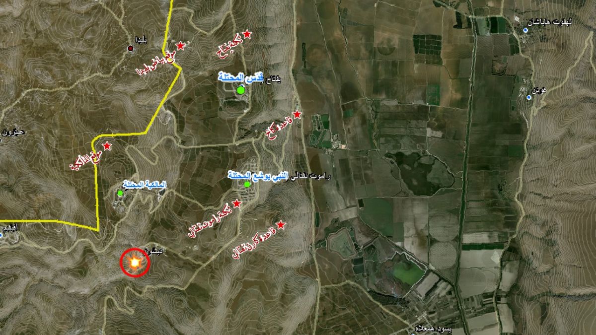 بيان صادر عن المقاومة الإسلامية حول استهداف مرابض المدفعية لقوات الاحتلال الإسرائيلي في ديشون  10-02-2024
