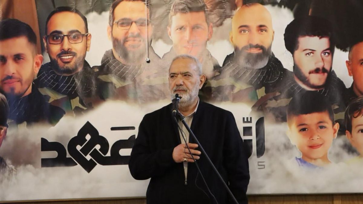 كلمة عضو المجلس السياسي في حزب الله الوزير السابق محمود قماطي خلال الاحتفال التكريمي الذي أقامه حزب الله للشهداء في بلدتي جون والسعديات لمناسبة يوم الشهيد 16-11-2025 ‏