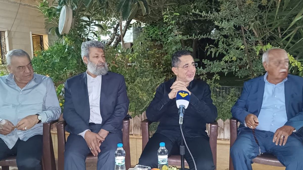 كلمة رئيس تكتل نواب بعلبك الهرمل الدكتور حسين الحاج حسن خلال اللقاء السياسي الذي نظمه قسم العلاقات العامة في حزب الله في منزل رئيس بلدية سرعين 17-8-2025