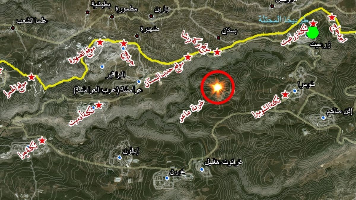 بيان صادر عن المقاومة الإسلامية حول استهداف قاعدة خربة ماعر مقر كتيبة المدفعية التابعة للواء الغربي ‏ ‏‏ 15-6-2024