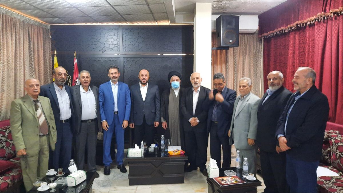 رئيس المجلس السياسي في حزب الله  يلتقي بممثلي قوى التحالف الوطني الفلسطيني في لبنان 16-11-2021