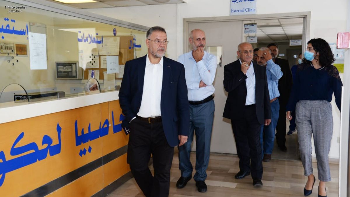 النائب علي فياض يتفقد مستشفى حاصبيا الحكومي، ويقدّم باسم قيادة حزب الله كمية من مادة المازوت هبة للمستشفى