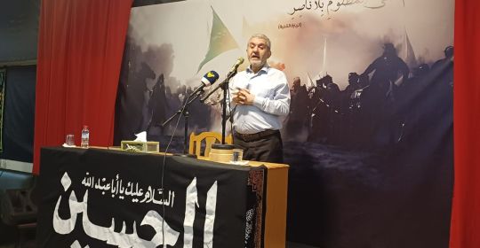كلمة الوزير السابق مصطفى بيرم في بلدة الجباع