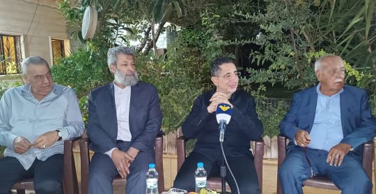 كلمة رئيس تكتل نواب بعلبك الهرمل الدكتور حسين الحاج حسن خلال اللقاء السياسي الذي نظمه قسم العلاقات العامة في حزب الله في منزل رئيس بلدية سرعين 17-8-2025