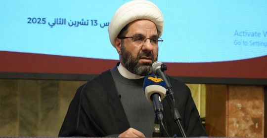 الشيخ علي دعموش: نحن لا نبحث عن الحرب لكن الاستسلام ليس واردًا في قاموسنا، والمرحلة الحالية تتطلب أن ‏تتحمل الدولة المسؤولية الكاملة‎.‎