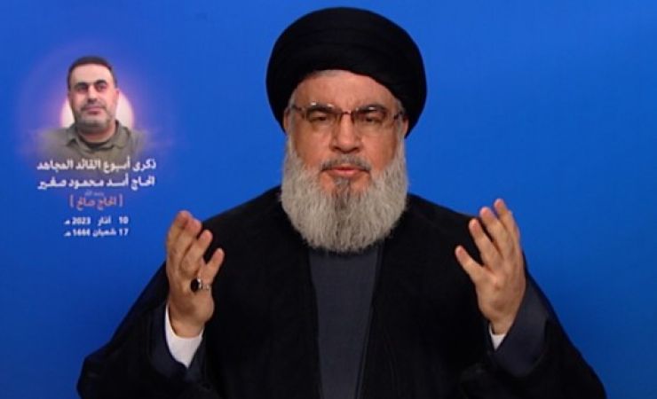 كلمة الأمين العام لحزب الله سماحة السيد حسن نصر الله في الاحتفال التكريمي للقائد ‏المجاهد الحاج أسد محمود صغير (الحاج صالح) في مجمع الامام المجتبى عليه السلام ‏‏- السان تيريز في 10-‏‎3‎‏-2023‏