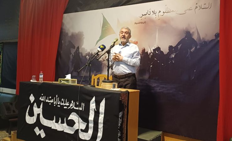 كلمة الوزير السابق مصطفى بيرم في بلدة الجباع