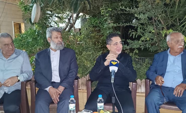 كلمة رئيس تكتل نواب بعلبك الهرمل الدكتور حسين الحاج حسن خلال اللقاء السياسي الذي نظمه قسم العلاقات العامة في حزب الله في منزل رئيس بلدية سرعين 17-8-2025