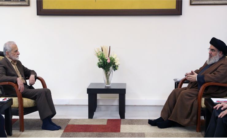 لقاء السيد حسن نصرالله مع رئيس مجلس العلاقات الخارجية في إيران 23-03-2023